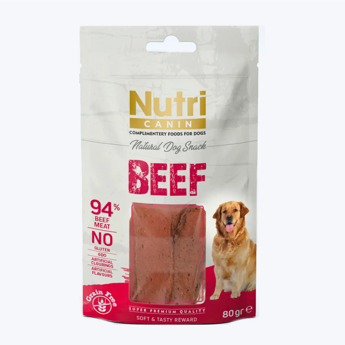 Nutri Canin Beef Snack 80 Gr