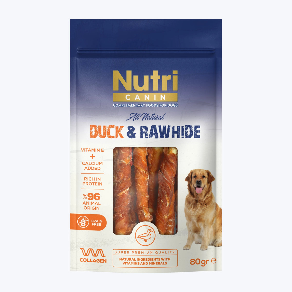 Nutri Canin Ördek Etli Sarılı Kemik Köpek Ödülü