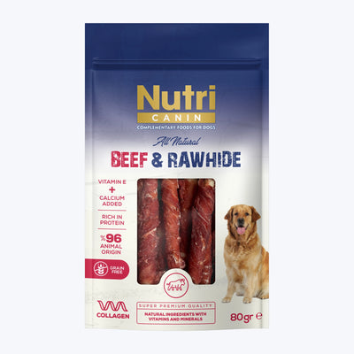 Nutri Canin Sığır Etli Sarılı Kemik Köpek Ödülü