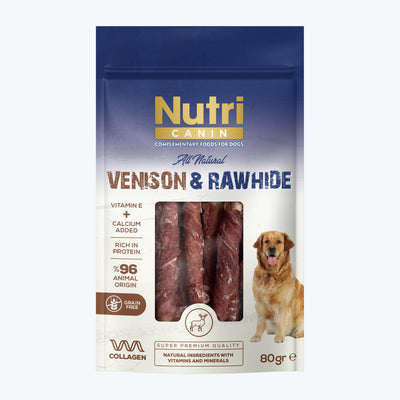 Nutri Canin Geyik Etli Sarılı Kemik Köpek Ödülü