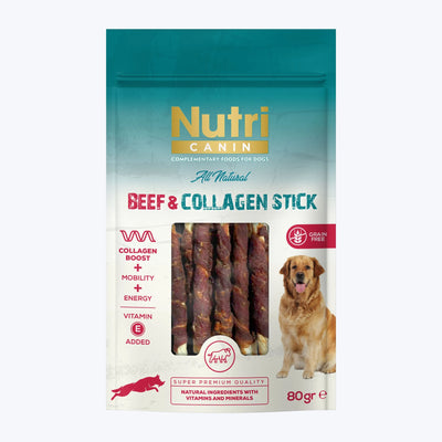Nutri Canin Sığır Etli Kolajen Çubuk Köpek Ödülü