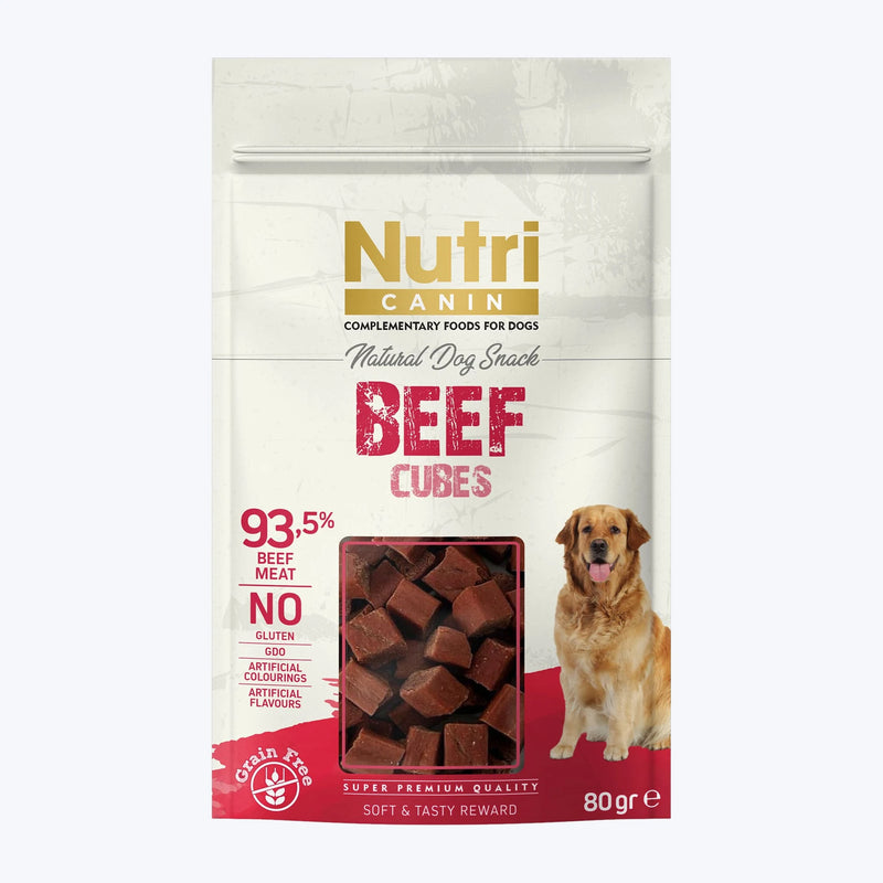Nutri Canin Beef Cubes Snack Sığır Etli Küp Köpek Ödülü