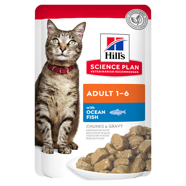 Hill's SCIENCE PLAN Okyanus Balıklı Yetişkin Kedi Pouch