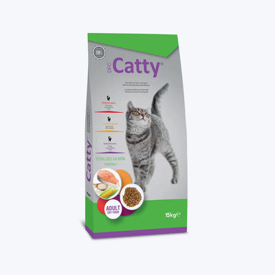 Catty Somonlu Kısırlaştırılmış Yetişkin Kedi Maması 15 Kg