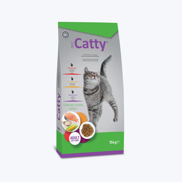 Catty Somonlu Kısırlaştırılmış Yetişkin Kedi Maması
