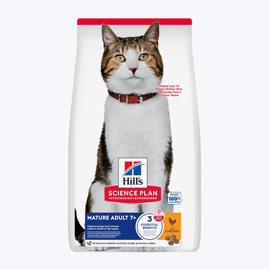 Hill's SCIENCE PLAN 7+ Tavuklu Yaşlı Kedi Maması