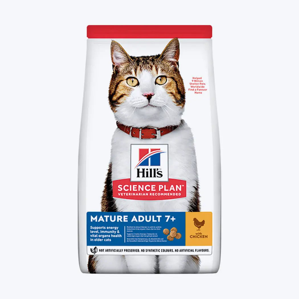 Hill's SCIENCE PLAN 7+ Tavuklu Yaşlı Kedi Maması 3kg
