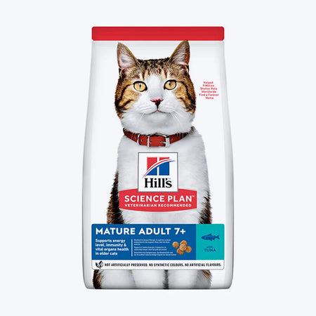 Hill's Science Plan 7+ Ton Balıklı Yaşlı Kedi Maması Paket Görseli