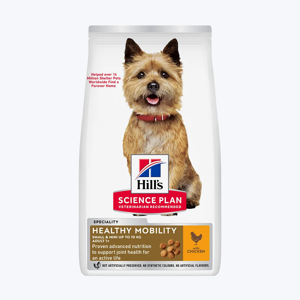 Hill's SCIENCE PLAN Healthy Mobility Eklem Sağlığı Tavuklu Küçük Irk Yetişkin Köpek Maması