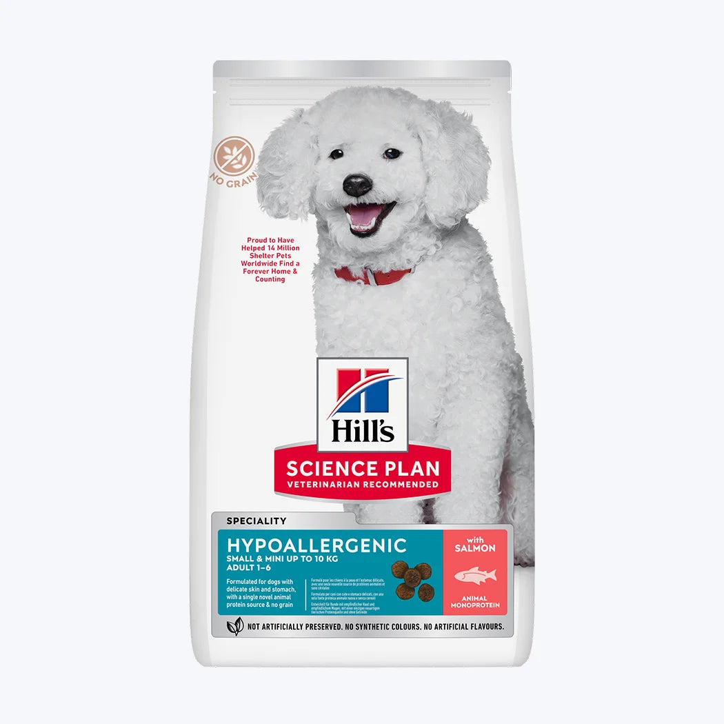 Hill's SCIENCE PLAN Hipoalerjenik Somonlu Küçük Irk Yetişkin Köpek Maması