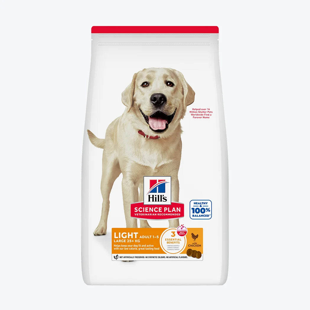 Hill's SCIENCE PLAN Light Büyük Irk Tavuklu Yetişkin Köpek Maması