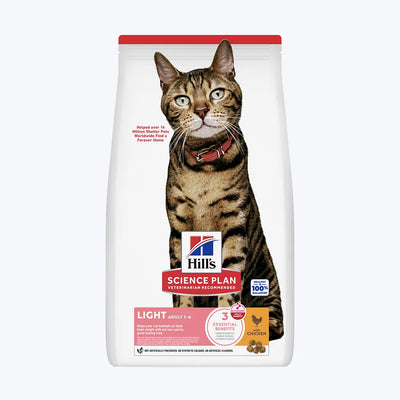 Hill's SCIENCE PLAN Light Tavuklu Yetişkin Kedi Maması