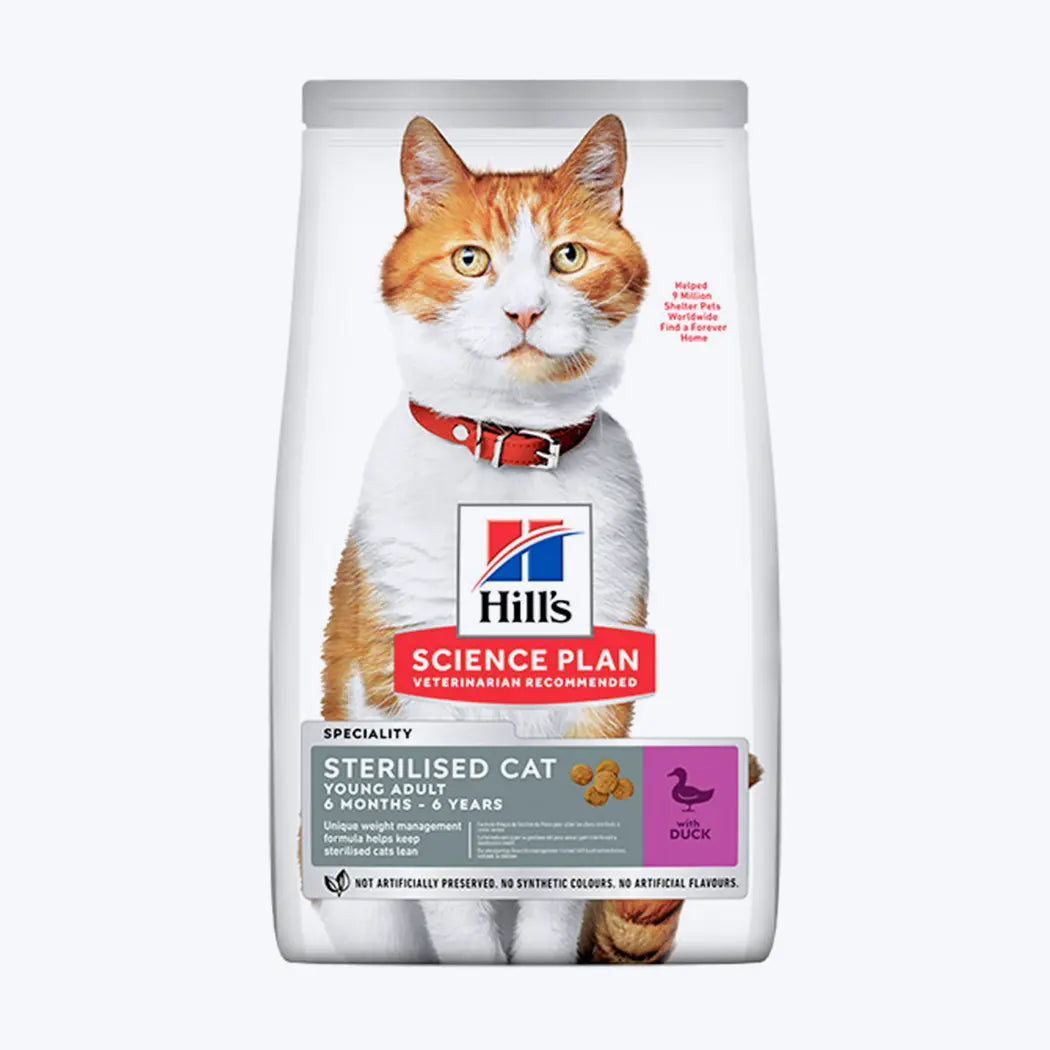 Hill's SCIENCE PLAN Ördekli Kısırlaştırılmış Kedi Maması 1,5kg