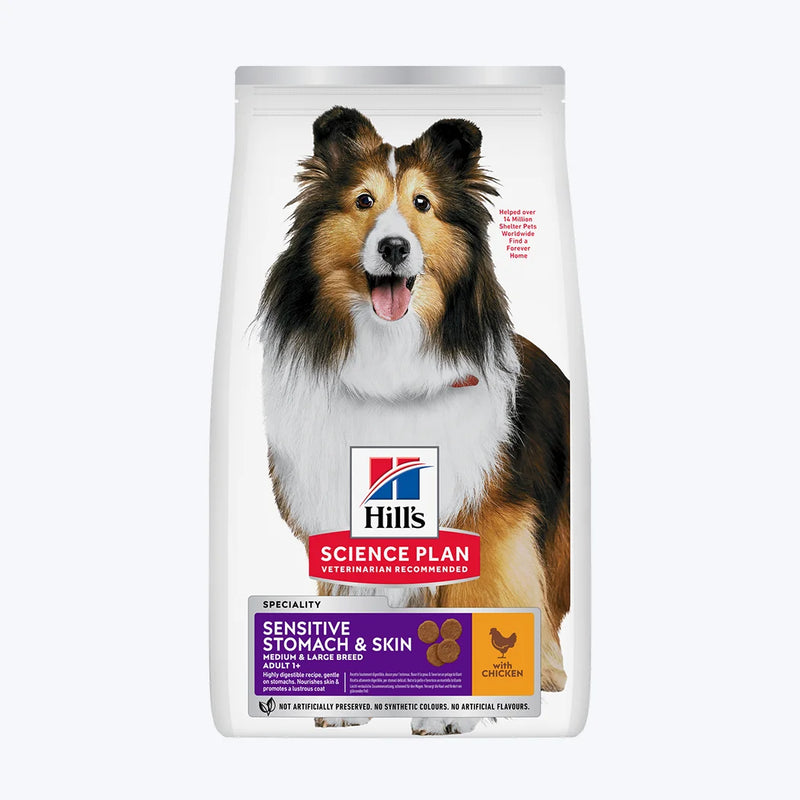 Hill's SCIENCE PLAN Sensitive Stomach Skin Orta ve Büyük Irk Yetişkin Köpek Maması