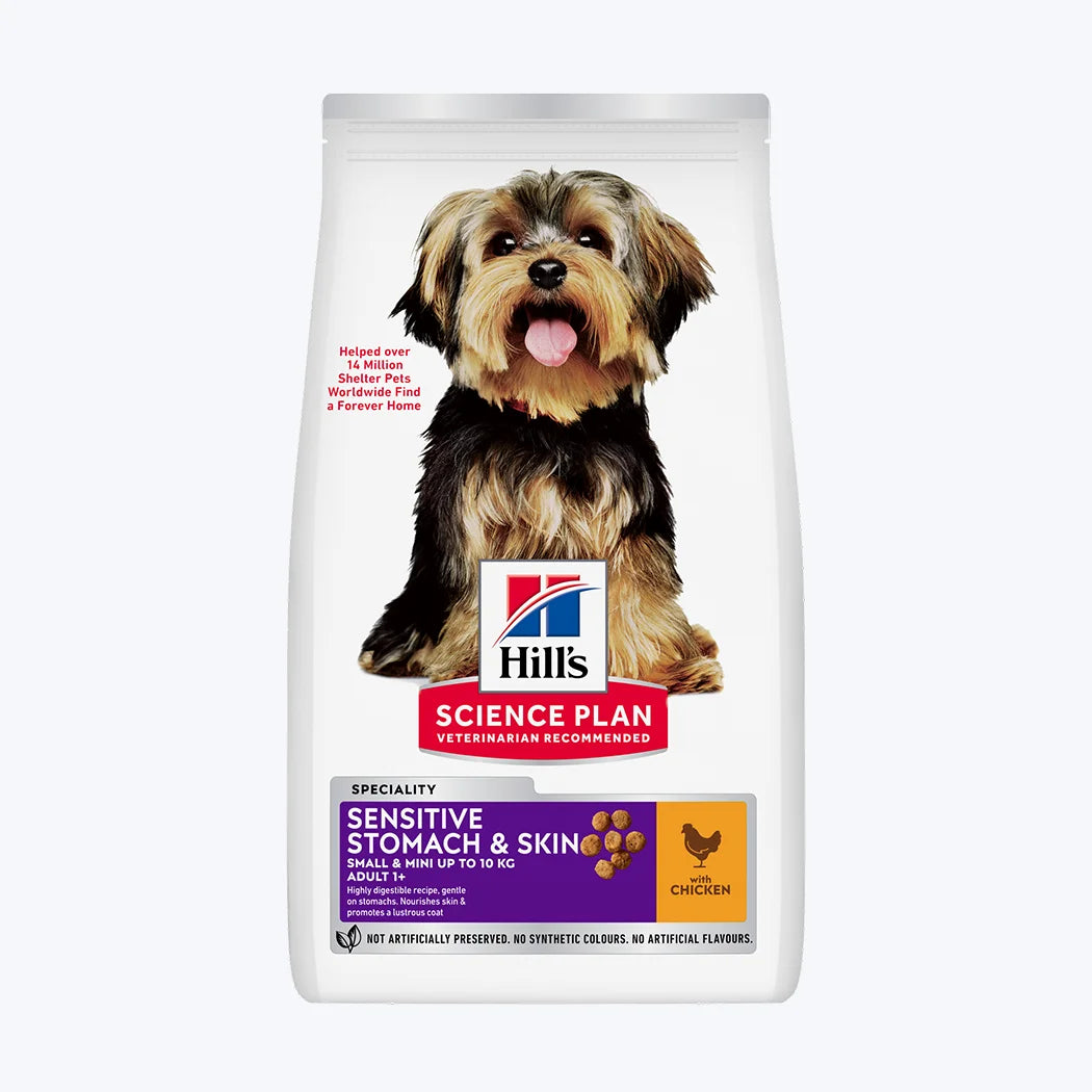 Hill's SCIENCE PLAN Sensitive Stomach&Skin Küçük ve Mini Irk Yetişkin Köpek Maması