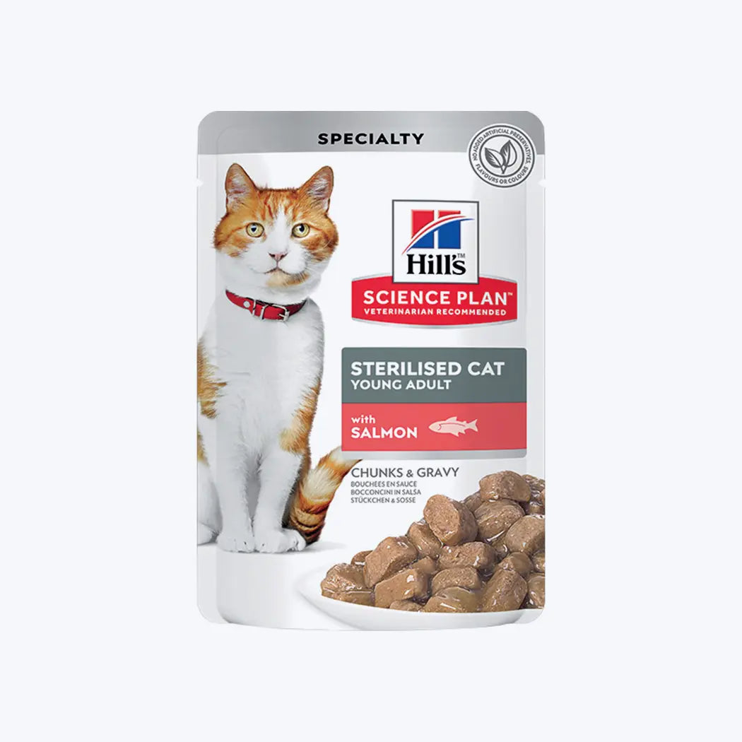 Hill's SCIENCE PLAN Somonlu Kısırlaştırılmış Kedi Konservesi 85gr