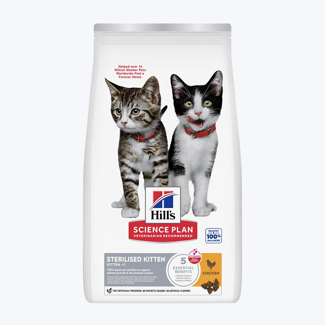Hill's Kısırlaştırılmış Yavru Kedi Maması Tavuklu 1.5 - 3 - 10 kg çeşitleri