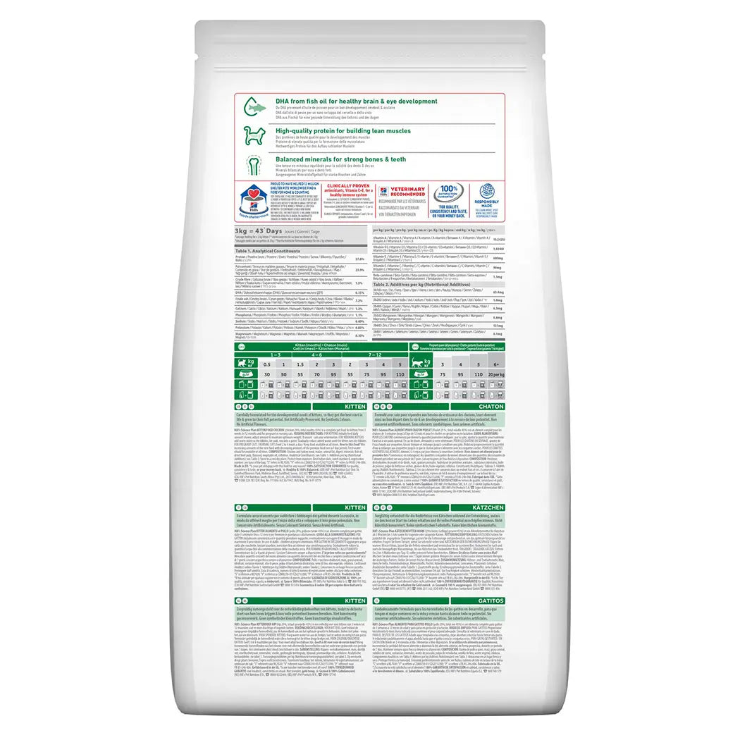 Hill's SCIENCE PLAN Tavuklu Yavru Kedi Maması 3kg