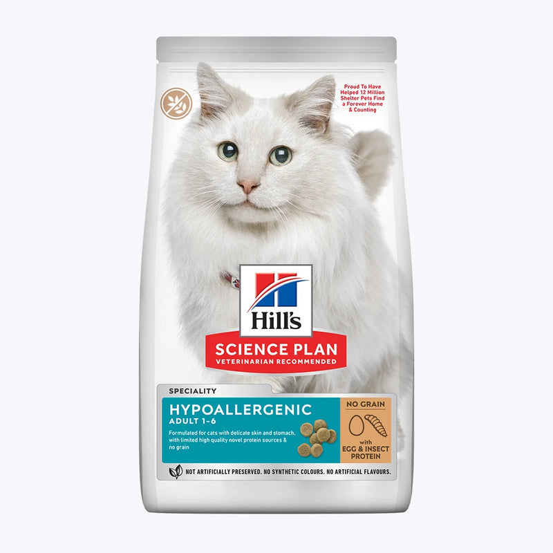 Hill's Hipoalerjenik Yumurta ve Böcek Proteinli Kedi Maması Paket
