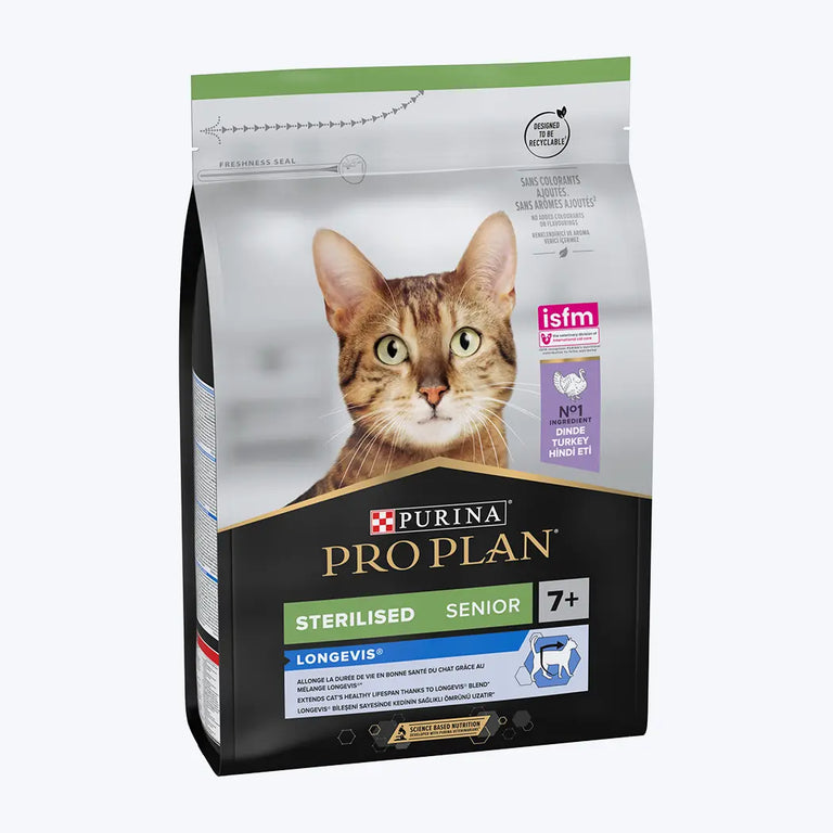 Pro Plan Sterilised 7+ Hindili Kısırlaştırılmış Kedi Maması