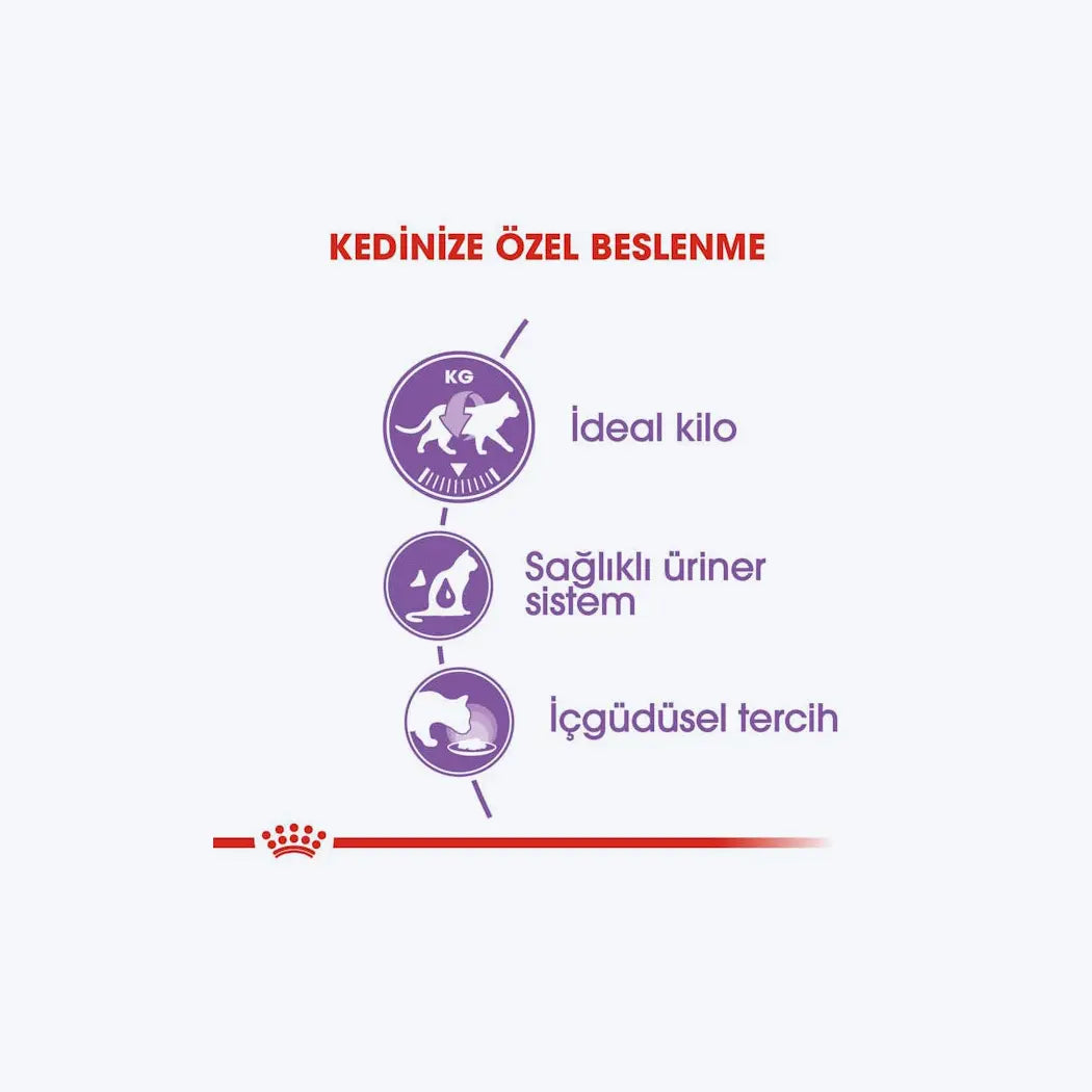 Royal Canin Sterilised Sos İçinde Kısırlaştırılmış Yetişkin Kedi Yaş Maması