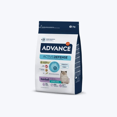 Advance Hairball Hindili Kısırlaştırılmış Kedi Maması 3 Kg