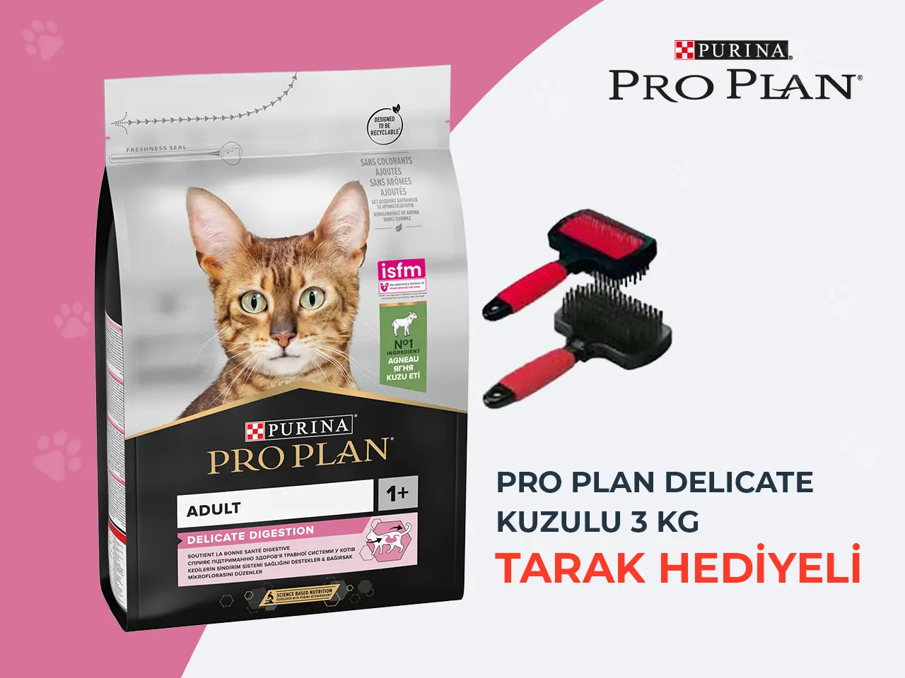 Pro Plan Delicate 3 Kg Tarak Hediyeli