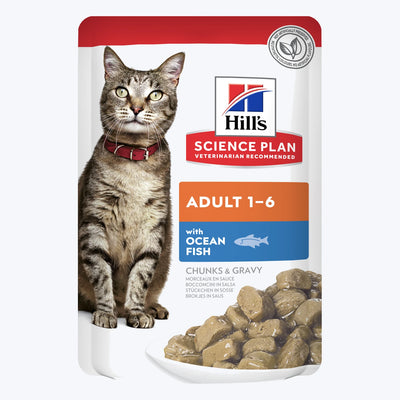 Hill's SCIENCE PLAN Okyanus Balıklı Yetişkin Kedi Pouch
