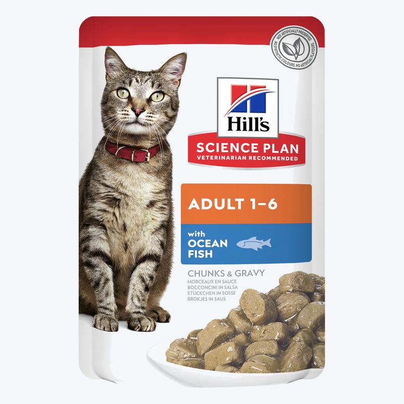 Hill's SCIENCE PLAN Okyanus Balıklı Yetişkin Kedi Pouch