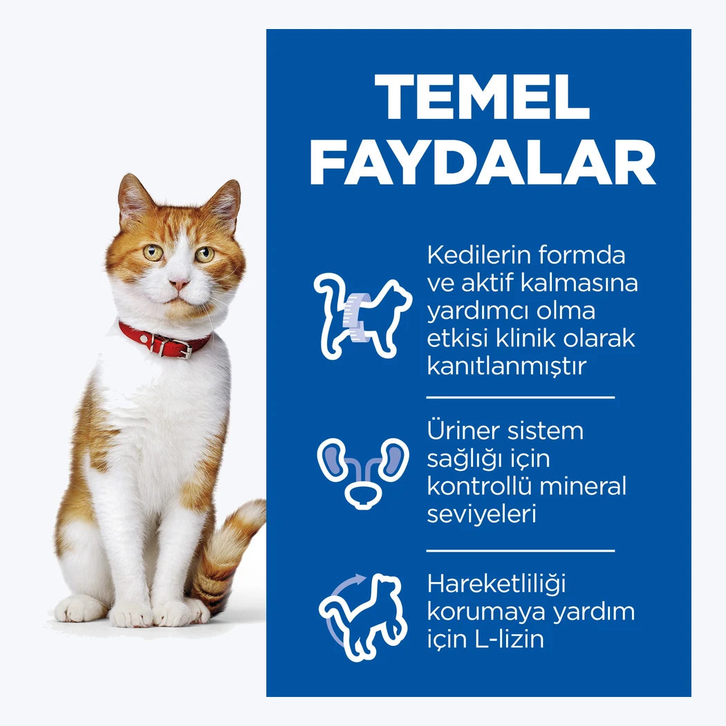 Hill's SCIENCE PLAN Tavuklu Kısırlaştırılmış Kedi Pouch - temel faydalar