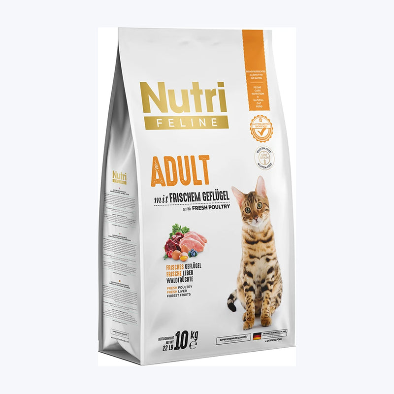 Nutri Feline Adult Kümes Hayvanlı Yetişkin Kedi Maması 10 kg