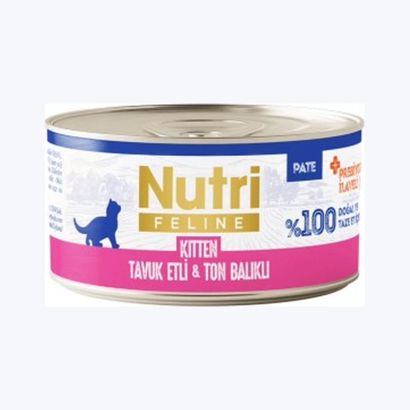 Nutri Feline Tavuklu ve Ton Balıklı Yavru Kedi Konservesi