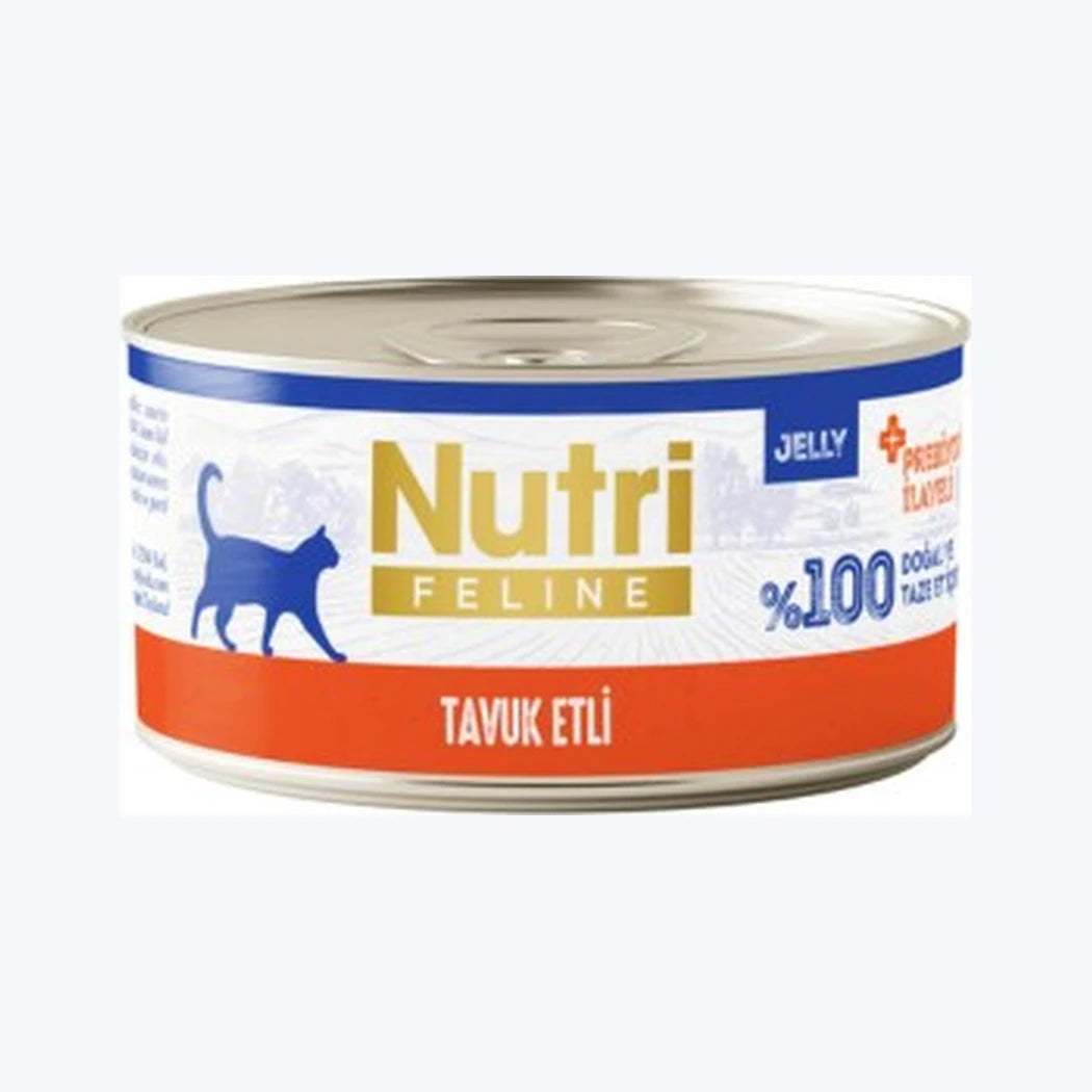 Nutri Feline Tavuk Etli Jöleli Yetişkin Kedi Konservesi
