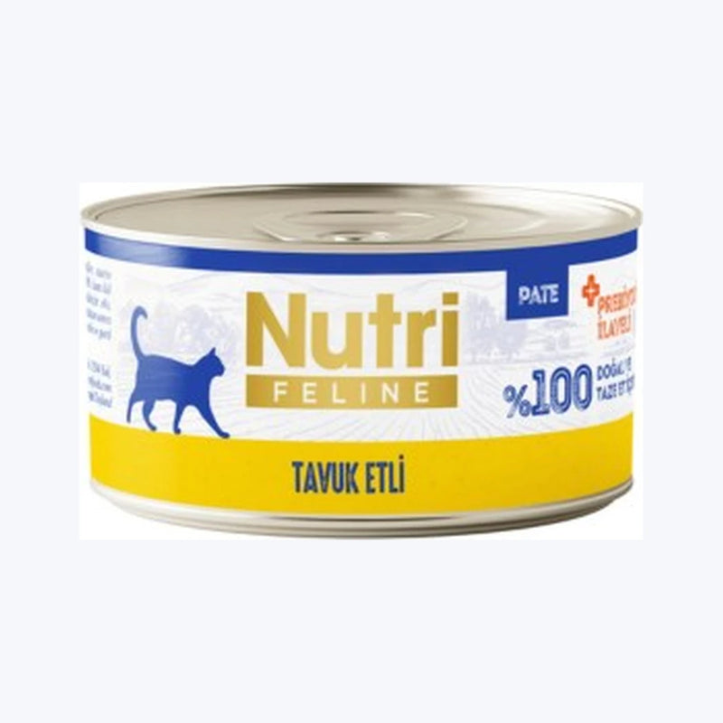 Nutri Feline Tavuk Etli Pate Yetişkin Kedi Konservesi