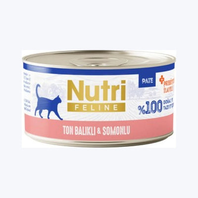 Nutri Feline Ton Balıklı ve Somonlu Yetişkin Kedi Konservesi