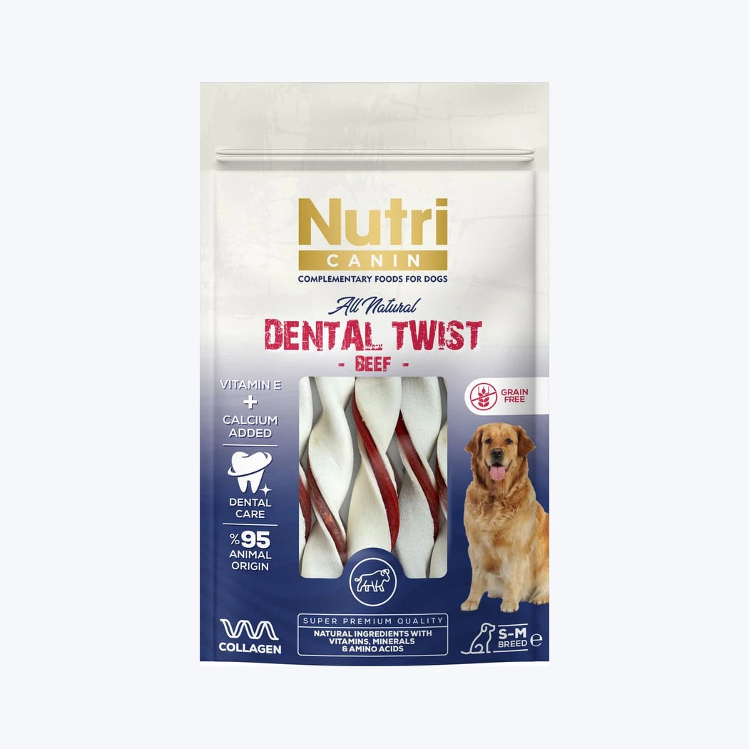 Nutri Canin Sığır Etli Dental Kemik Köpek Ödülü