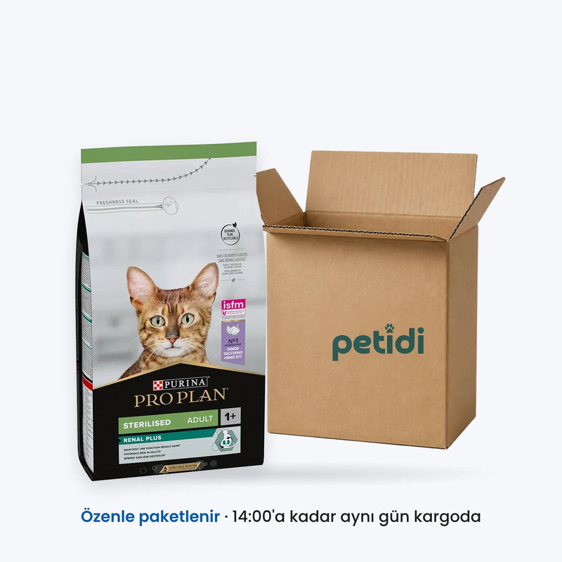 Pro Plan Hindili Kısırlaştırılmış Kedi Maması - Petidi kolisiyle özenle paketlenir