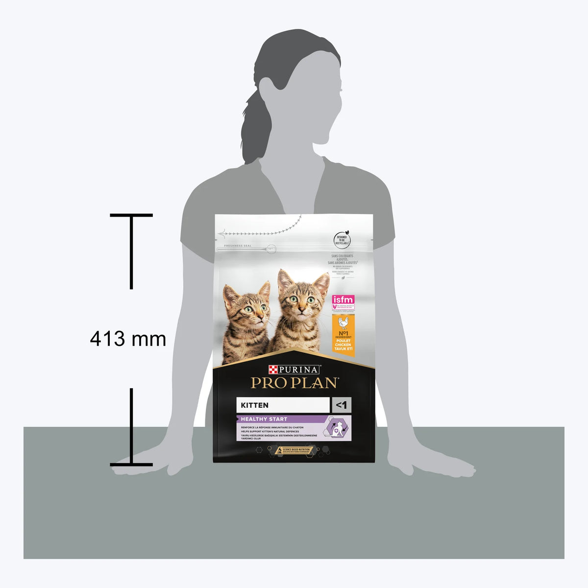 Pro Plan Kitten Yavru Kedi Maması - boy ölçüsü (3 kg paket)