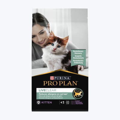 Pro Plan LiveClear Kitten Hindili Yavru Kedi Maması - ön yüz