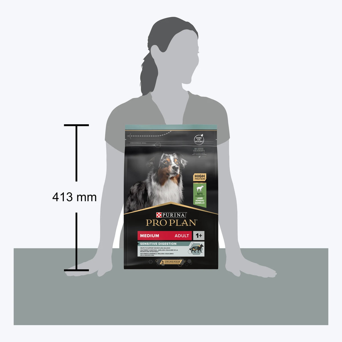 Pro Plan Medium Adult Kuzulu Orta Irk Yetişkin Köpek Maması - boy ölçüsü (3 kg paket)