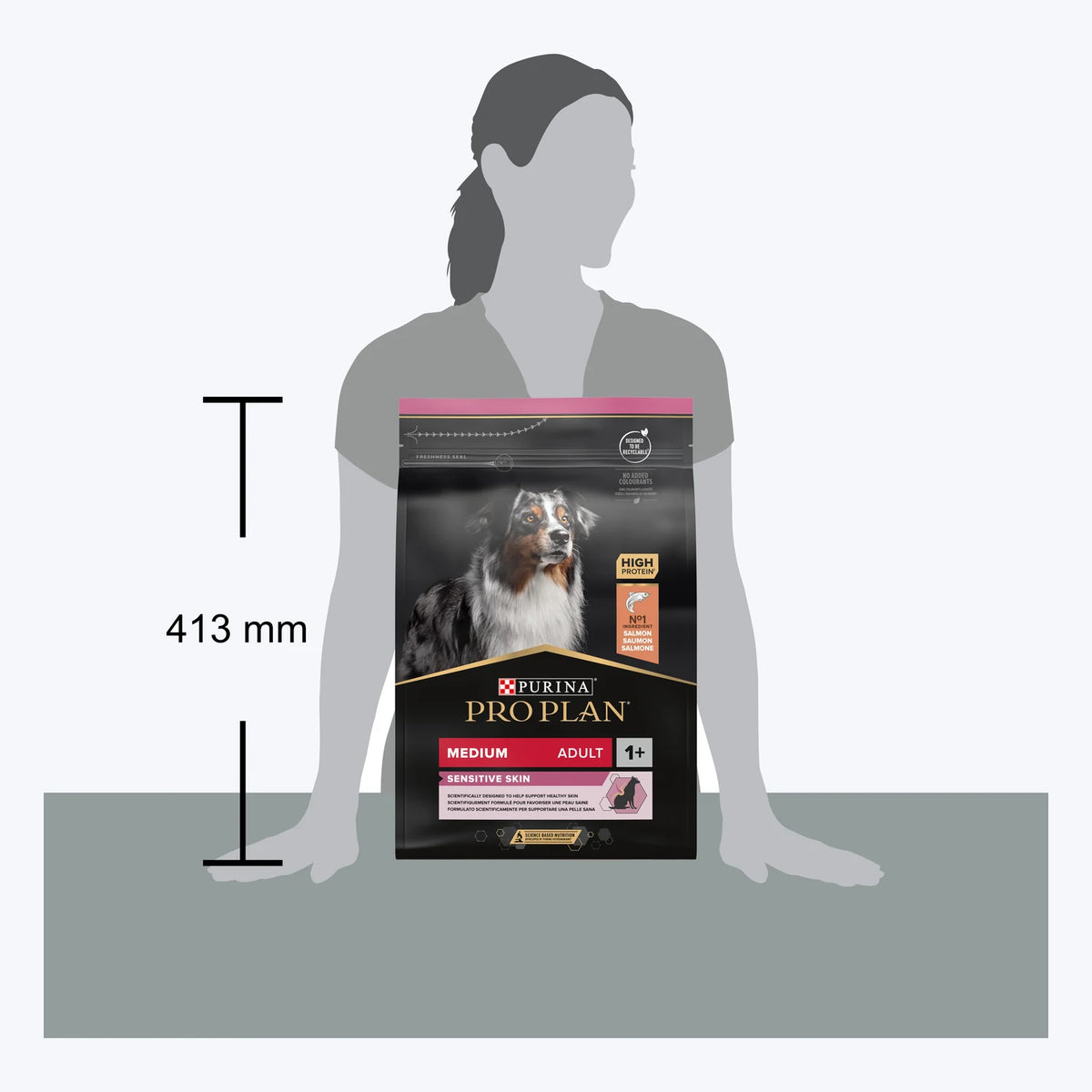 Pro Plan Medium Adult Somonlu Yetişkin Köpek Maması - boy ölçüsü (3 kg paket)