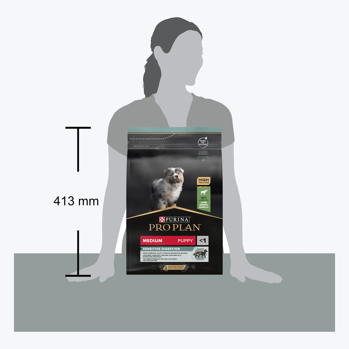 Pro Plan Medium Puppy Kuzulu Orta Irk Yavru Köpek Maması - boy ölçüsü (3 kg paket)