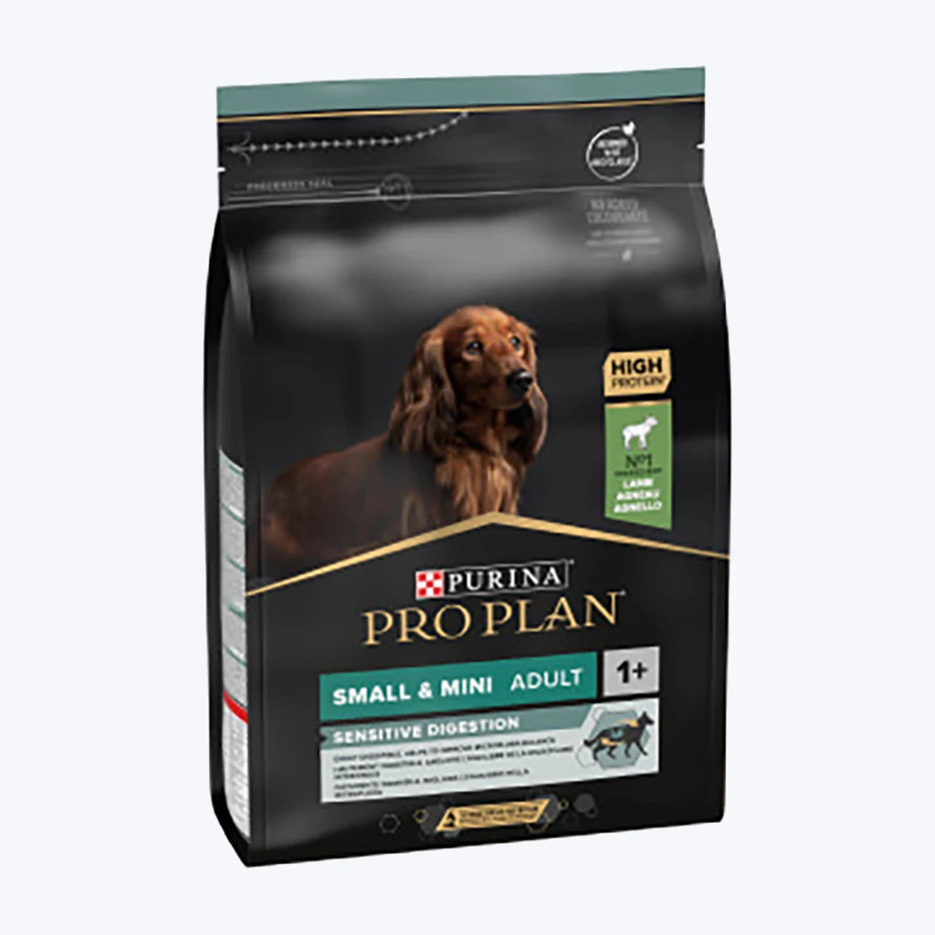 Pro Plan Small & Mini Kuzulu Küçük Irk Yetişkin Köpek Maması - paket yan açı