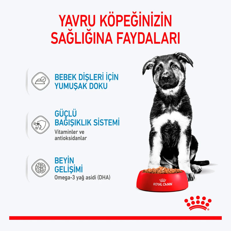 Royal Canin Maxi Puppy Gravy Yavru Köpek Yaş Maması - temel faydalar