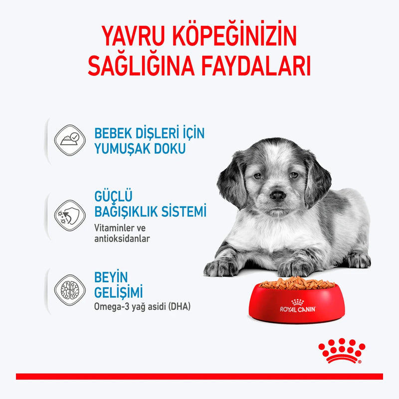 Royal Canin Medium Puppy Gravy Yavru Köpek Yaş Maması - temel faydalar