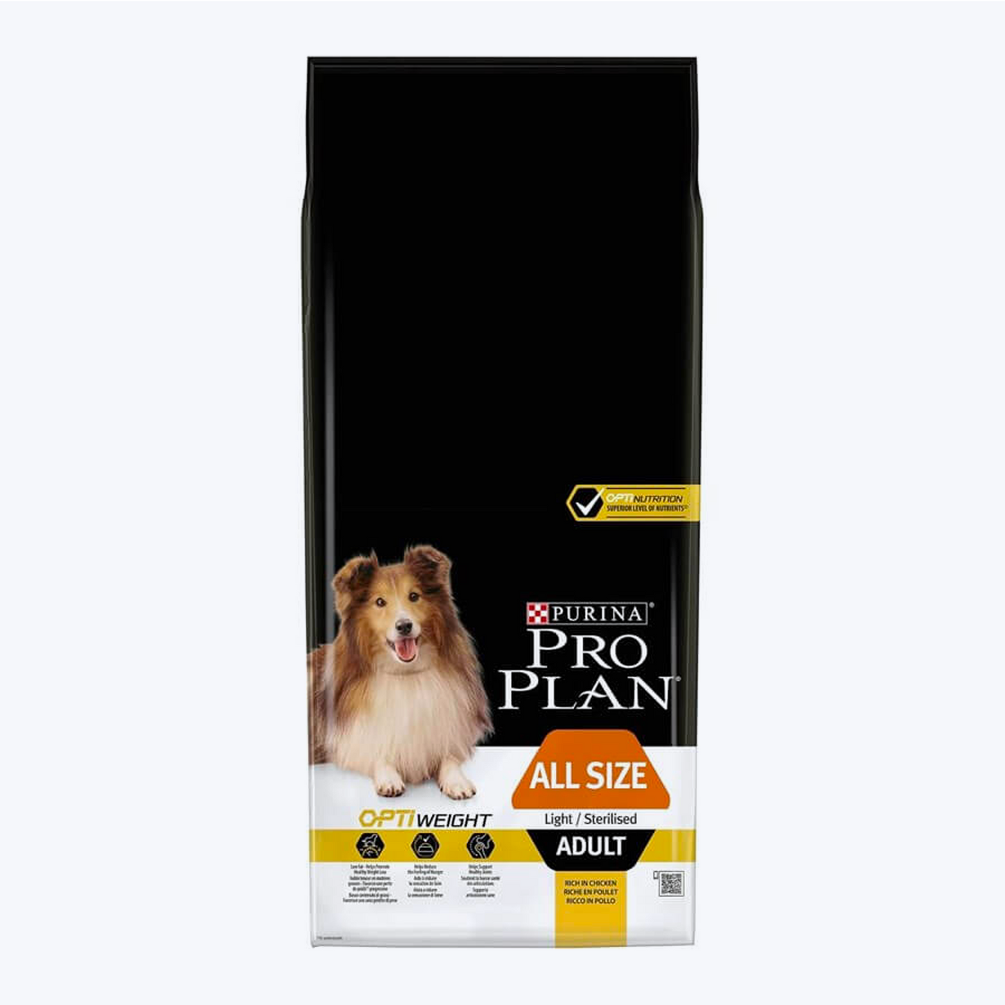Pro Plan Opti Weight Light/ Sterilised Tüm Irklar için Tavuklu Pirinçli Kısır Yetişkin Köpek Maması 14 Kg