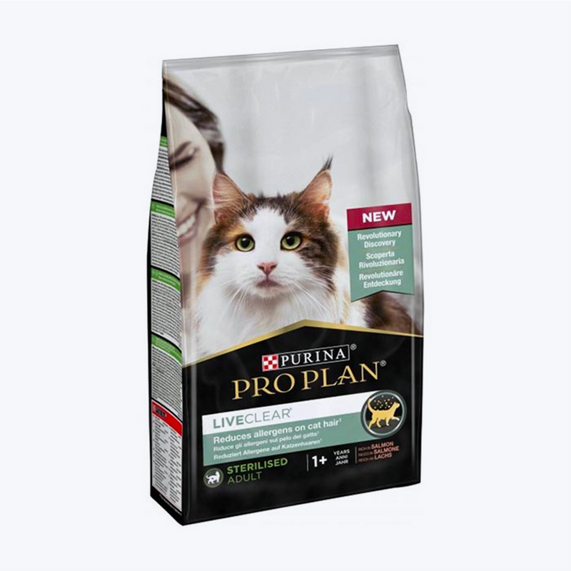 Pro Plan LiveClear Sterilised Somonlu Kısırlaştırılmış Kedi Maması